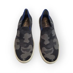 Rothys Gray Camo Slip On Sneakers